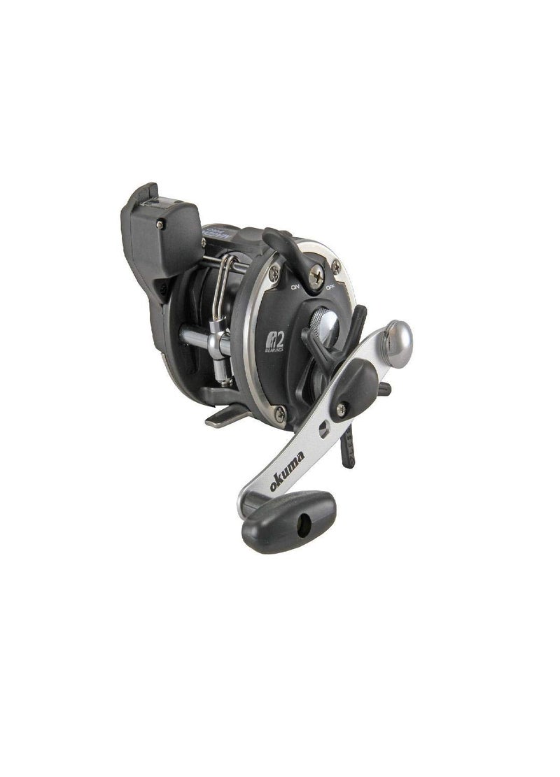 Okuma MA-20DLXT New Magda Linecounter Reel, Left Hand, Black - Image 5